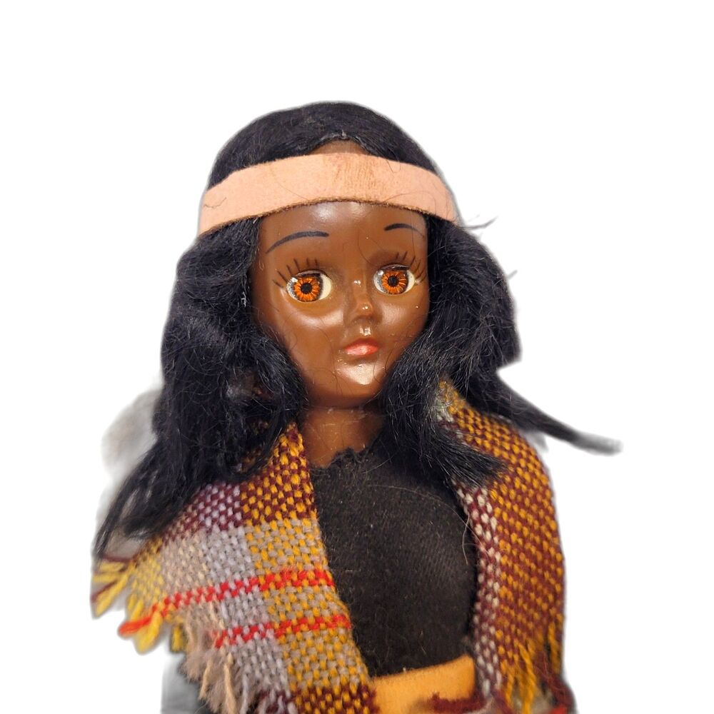 Vintage Native American Doll Purse by Carlson - leather - Picture 2 of 5